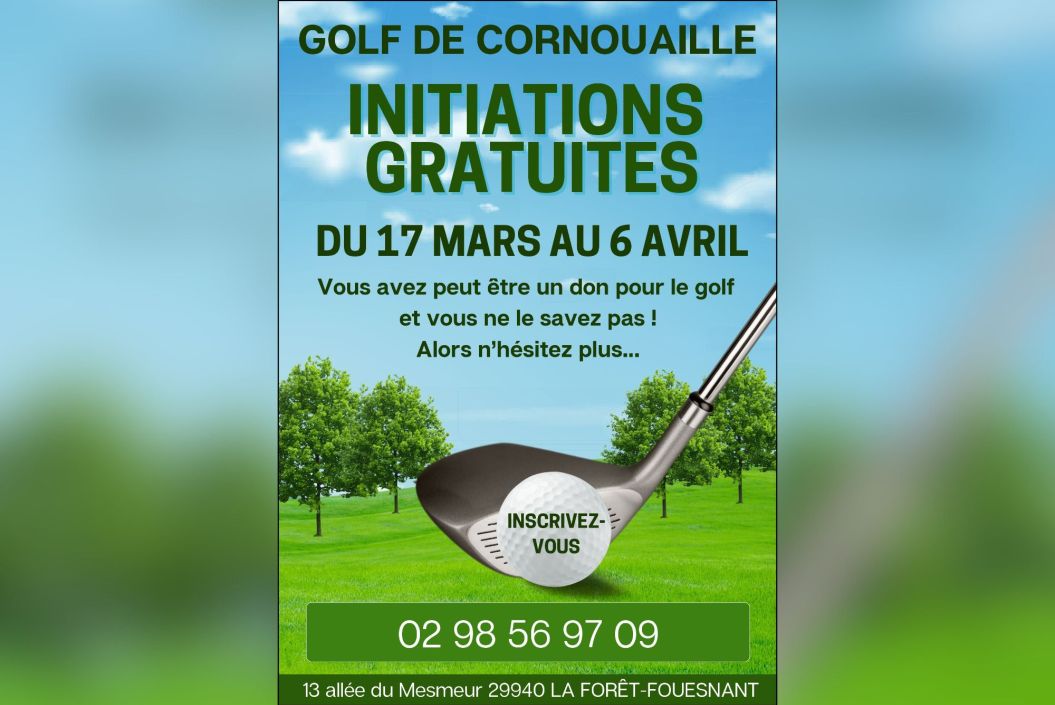 Golf de Cornouaille - initiations gratuites