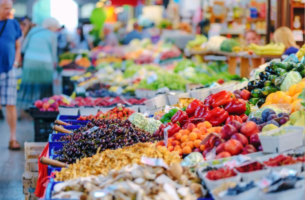 Les march&eacute;s de Quimper